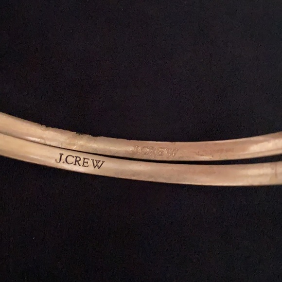 SOLD J. Crew Green Skinny Bangles (Set of 2) - Picture 4 of 4